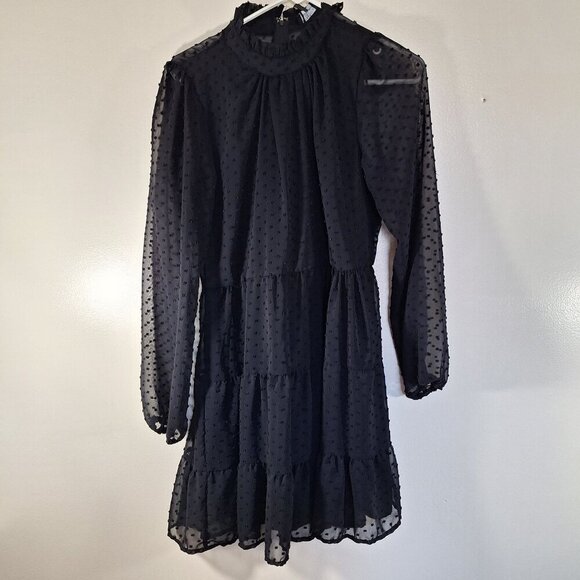 Trixxi Dresses & Skirts - Trixx Black whimsigoth Victorian ruffle  dress